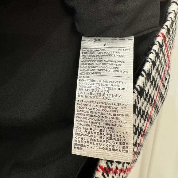 Banana Republic NWOT houndstooth skirt - Picture 6 of 6